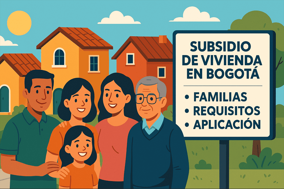 ¡Ojo a su bolsillo! Subsidios de vivienda en Bogotá: Conozca los requisitos y cómo aplicar