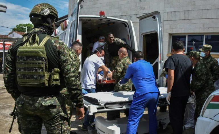 Dolor en el Ejército tras ataque del ELN con drones que cobró la vida de tres soldados en El Carmen