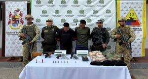 Caen cuatro presuntos integrantes del ELN en Maicao: incautaron armas y $114 millones en efectivo