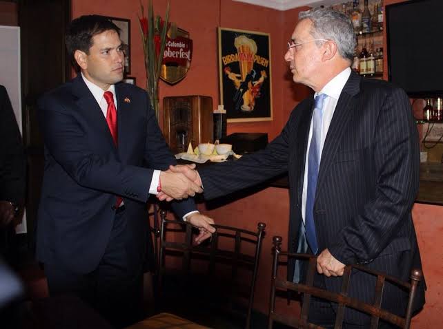 Uribe y Marco Rubio