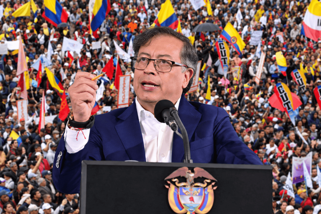 Gustavo Petro respalda las movilizaciones sociales convocadas contra el Gobierno colombiano.
