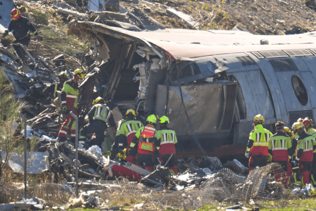 Choque de trenes de alta velocidad en España